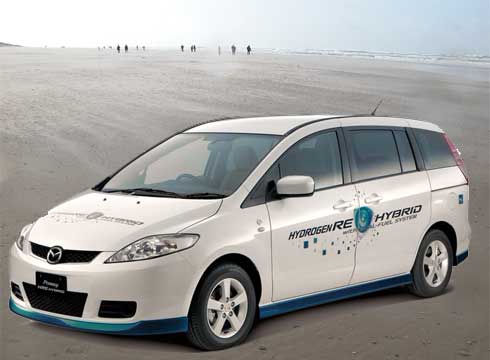 Mazda on Mazda 5 Premacy Hydrogen Re Hybrid Minivan Review