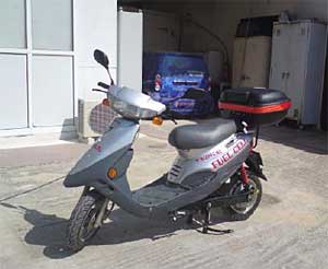 Greek Fuel Cell Scooter