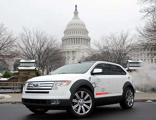 Ford edge hydrogen-electric plug-in hybrid concept #10