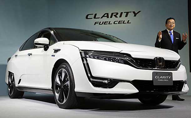 2017 honda clarity fuel cell hydrogen car now on sale in japan