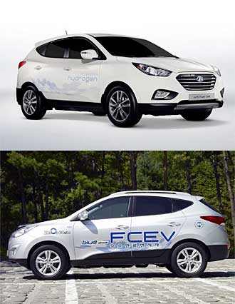 Hyundai Tucson ix35 Hydrogen Fuel-Cell Electric Vehicle