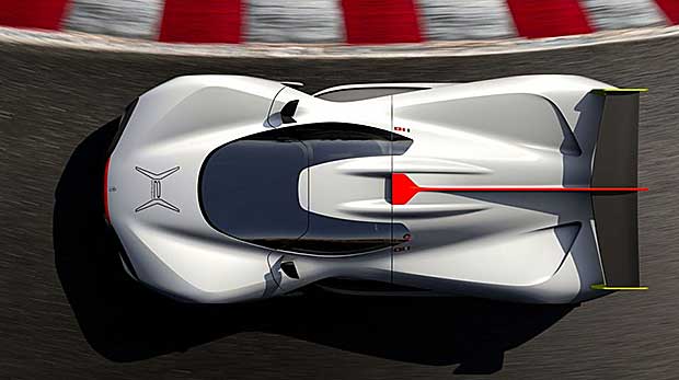 Pininfarina H2 Speed Overhead View