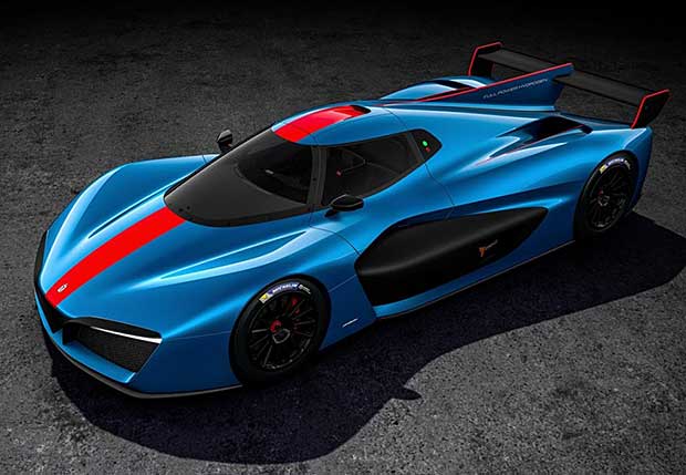 Pininfarina H2-speed hydrogen fuel cell racecar