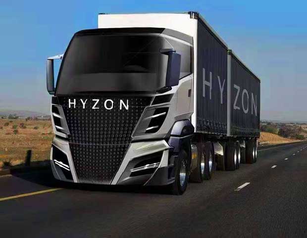 Hyzon Motors front of truck